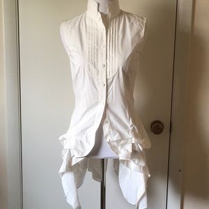 *reposh* All Saints bustled blouse size 6